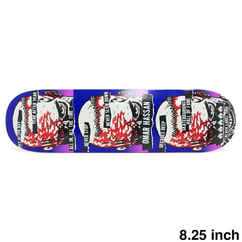 BLACK LABEL DECK ブラックレーベル デッキ OMAR HASSAN NEVER STOP 8.25 スケートボード スケボー 1