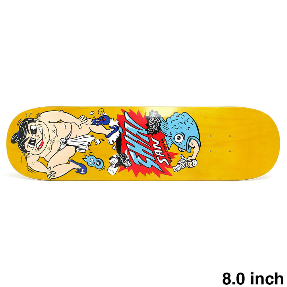 POLAR DECK ポーラー デッキ SHIN SANBONGI BONGI BOY YELLOW STAIN 8.0 スケートボード スケボー 1