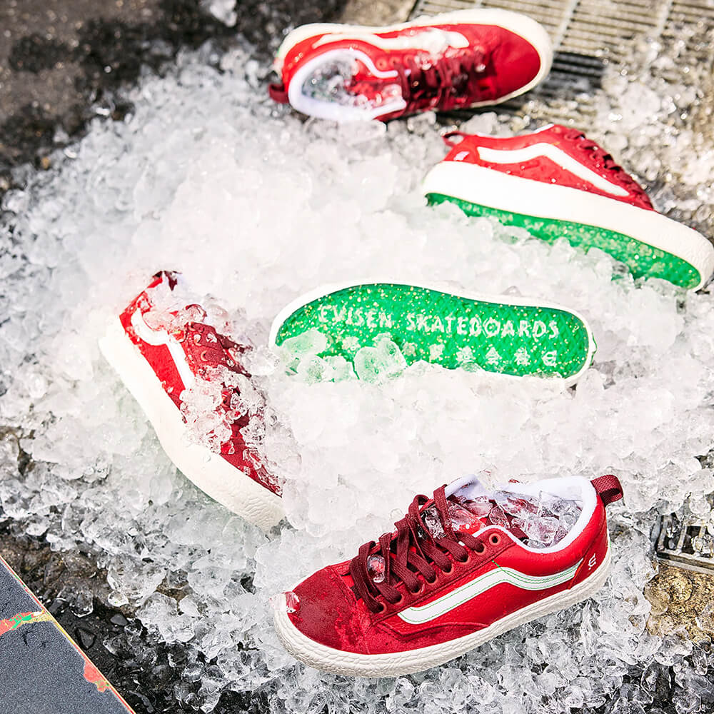 VANS SHOES バンズ シューズ スニーカー オールドスクール SKATE OLD SKOOL 36 + EVISEN RUBY WINE（US企画） スケートボード スケボー 14