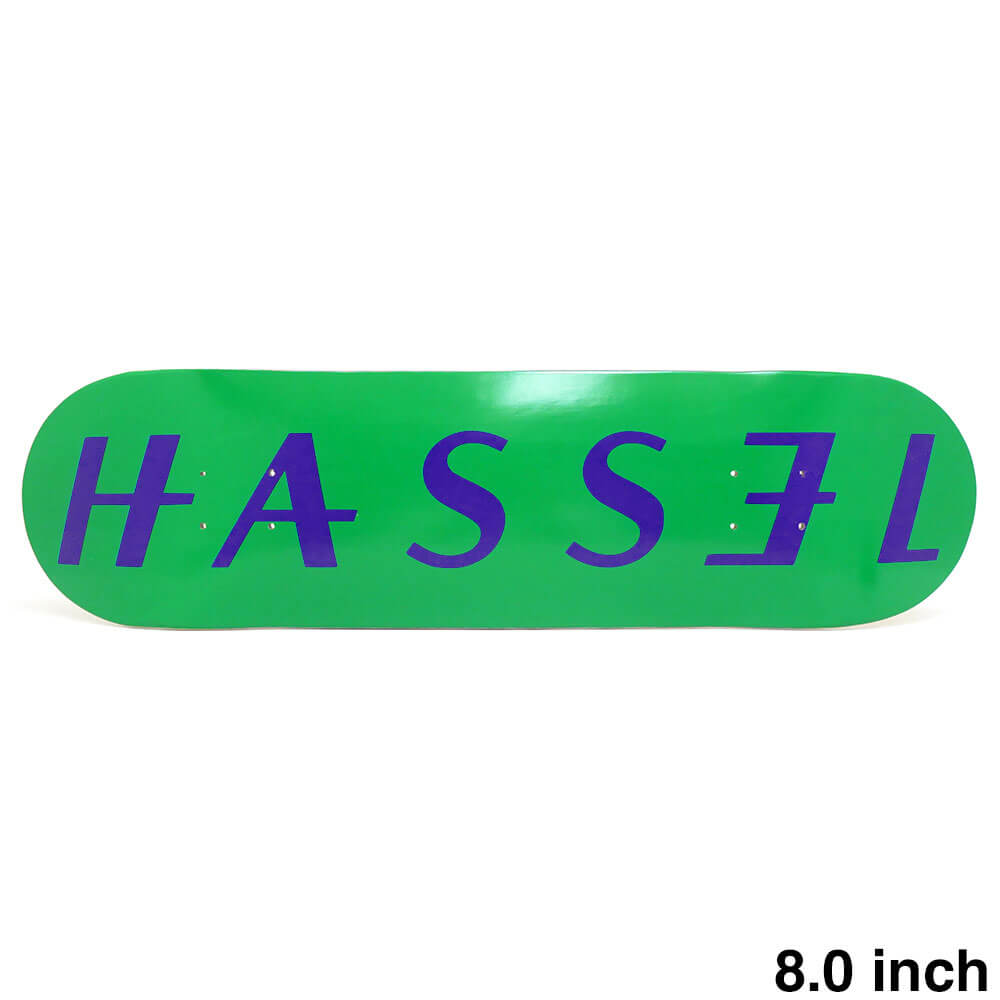 ドリンククーラー付き HASSEL DECK ハッセル デッキ TEAM GREEN 8.0 スケートボード スケボー 1