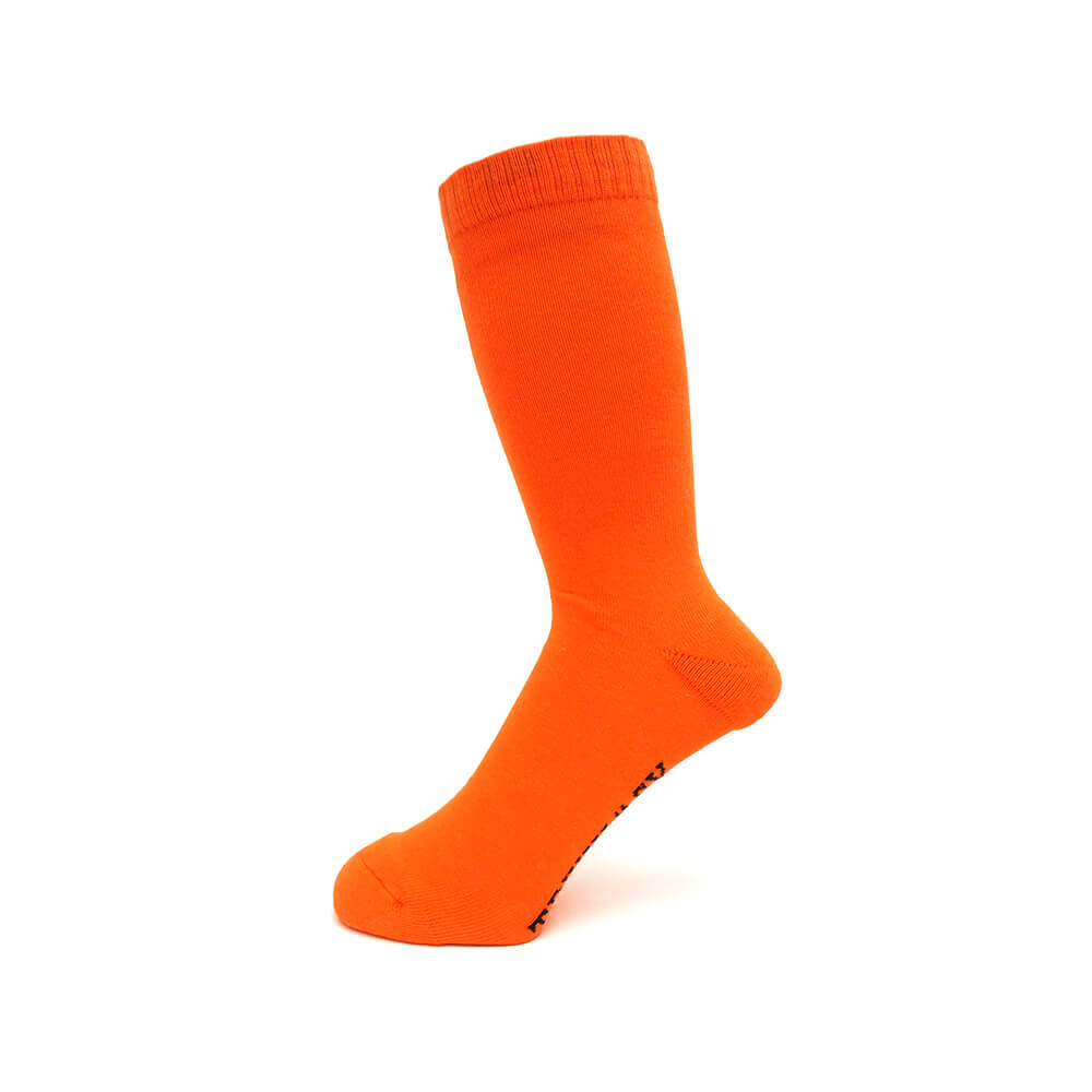 TIGHTBOOTH（TBPR）SOCKS タイトブース ソックス 靴下 LABEL LOGO SOCKS ORANGE スケートボード スケボー 1