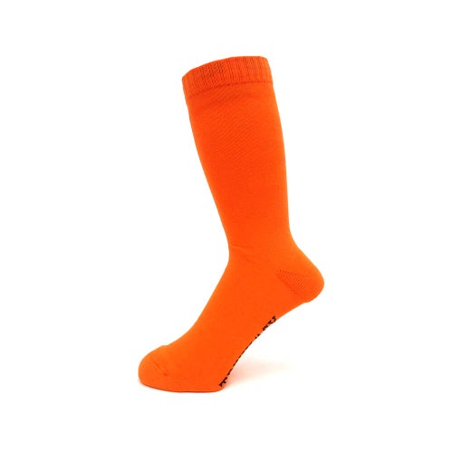 TIGHTBOOTH（TBPR）SOCKS タイトブース ソックス 靴下 LABEL LOGO SOCKS ORANGE スケートボード スケボー 1