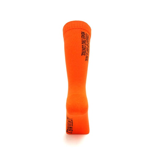 TIGHTBOOTH（TBPR）SOCKS タイトブース ソックス 靴下 LABEL LOGO SOCKS ORANGE スケートボード スケボー 2