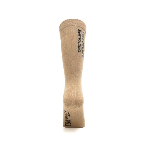  TIGHTBOOTH（TBPR）SOCKS タイトブース ソックス 靴下 LABEL LOGO SOCKS BEIGE スケートボード スケボー 2