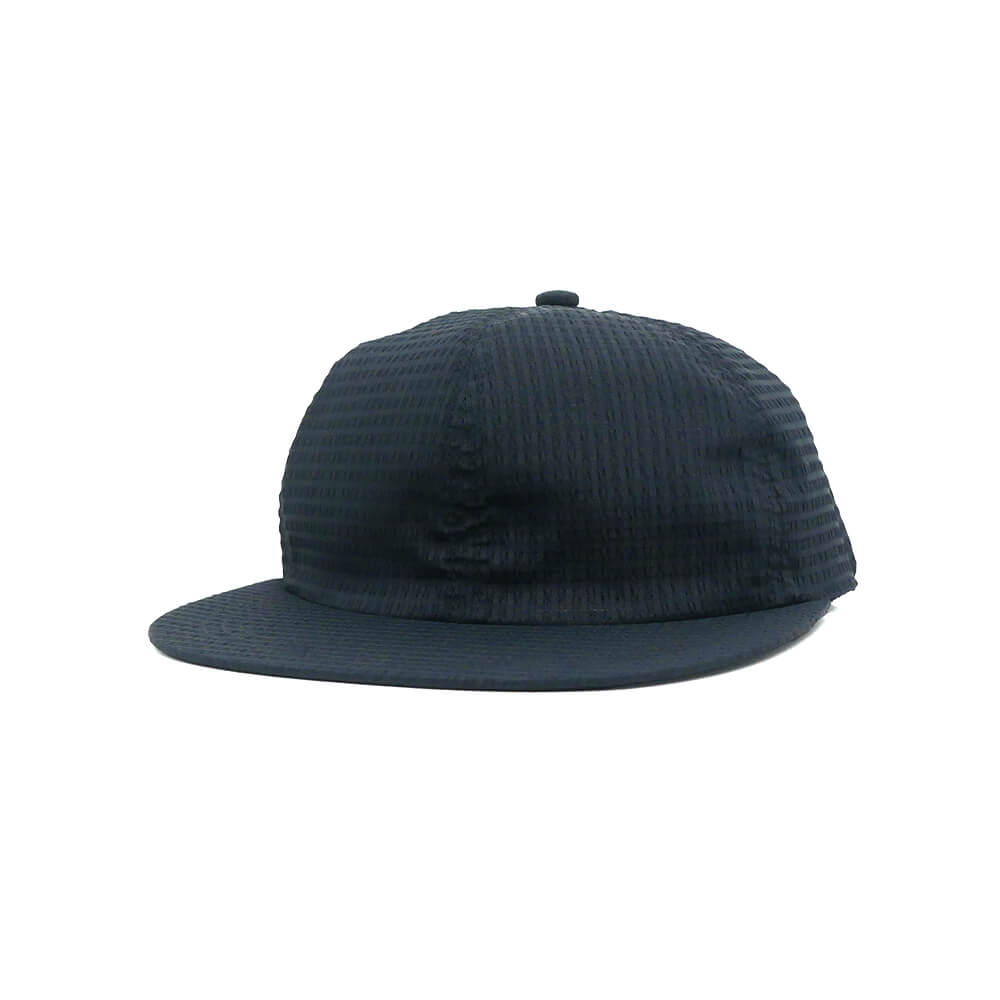TIGHTBOOTH（TBPR）CAP タイトブース キャップ SEERSUCKER 6 PANEL BLACK スケートボード スケボー 