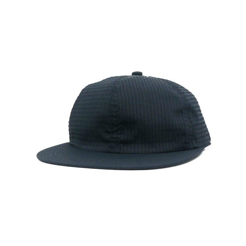 TIGHTBOOTH（TBPR）CAP タイトブース キャップ SEERSUCKER 6 PANEL BLACK スケートボード スケボー 
