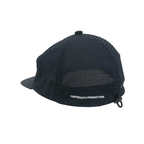 TIGHTBOOTH（TBPR）CAP タイトブース キャップ SEERSUCKER 6 PANEL BLACK スケートボード スケボー 2