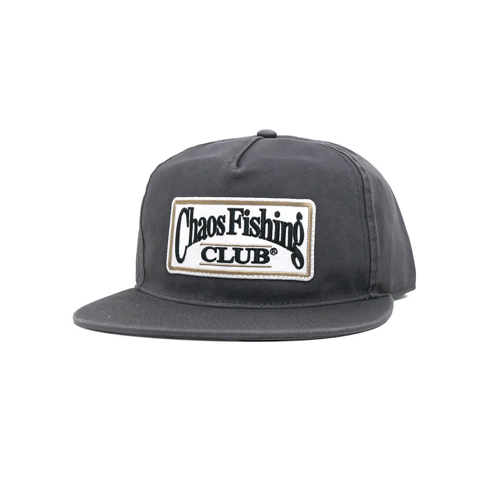 CHAOS FISHING CLUB CAP カオスフィッシングクラブ キャップ TSURI KING GREY スケートボード スケボー 