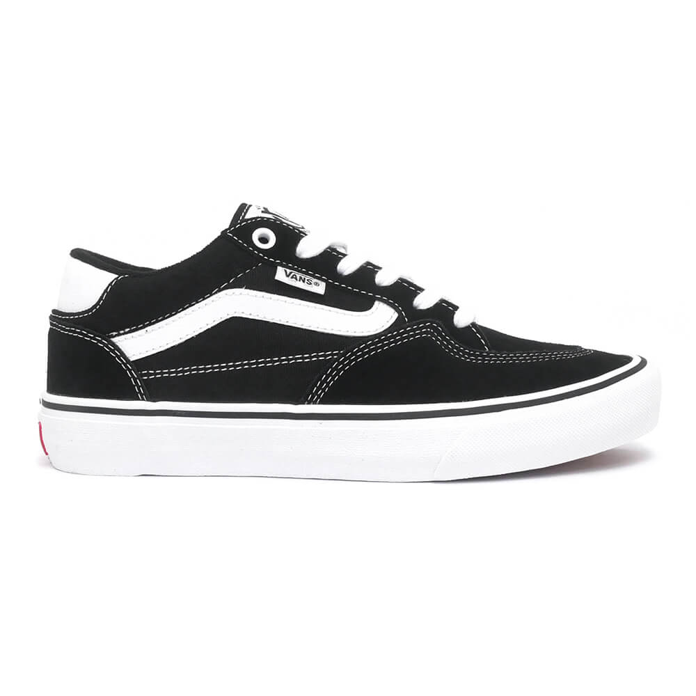VANS SHOES バンズ シューズ スニーカー SKATE ROWAN BLACK/WHITE（US企画） スケートボード スケボー 4