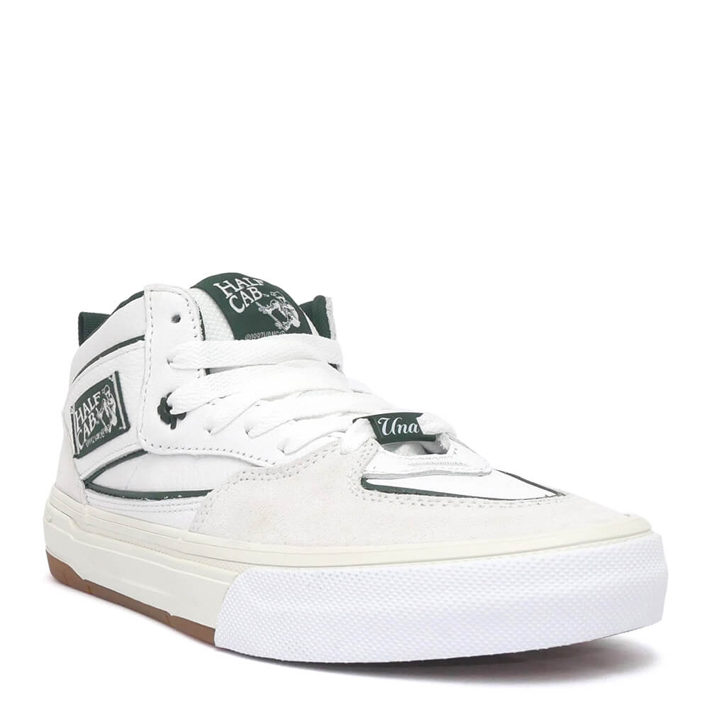 VANS SHOES バンズ シューズ スニーカー ハーフキャブ SKATE HALF CAB WAFFLECUP UNA WHITE/GUM（US企画） スケートボード スケボー 1