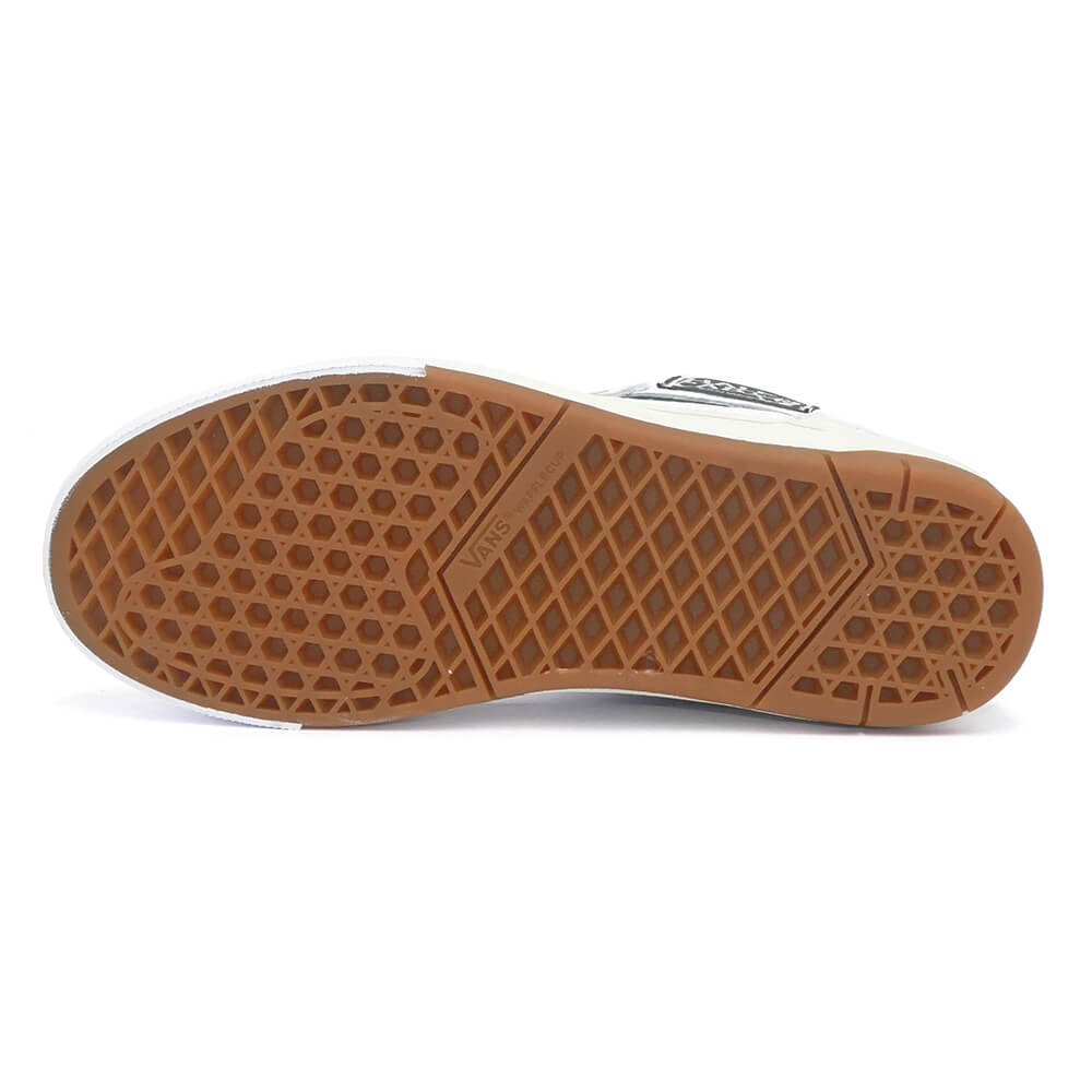 VANS SHOES バンズ シューズ スニーカー ハーフキャブ SKATE HALF CAB WAFFLECUP UNA WHITE/GUM（US企画） スケートボード スケボー 6