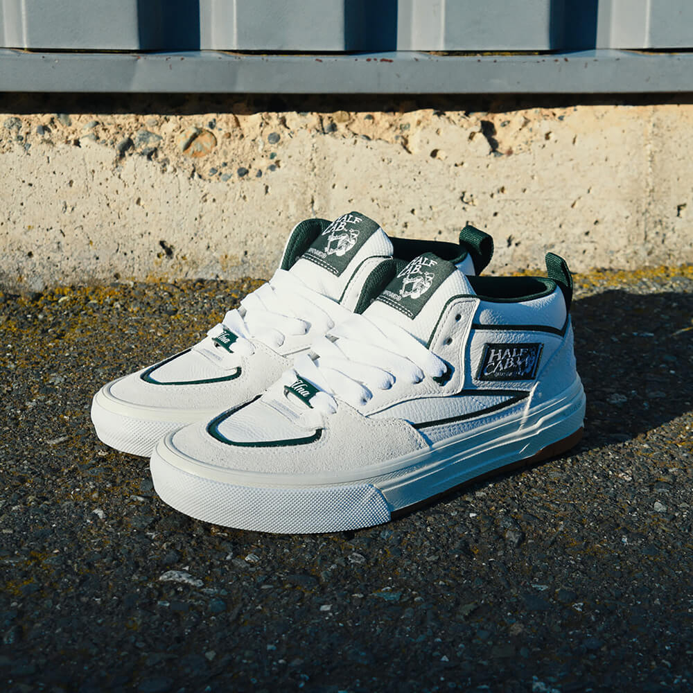 VANS SHOES バンズ シューズ スニーカー ハーフキャブ SKATE HALF CAB WAFFLECUP UNA WHITE/GUM（US企画） スケートボード スケボー 8