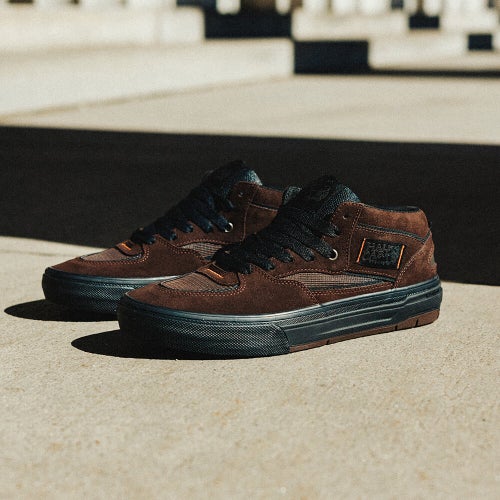 VANS SHOES バンズ シューズ スニーカー ハーフキャブ SKATE HALF CAB WAFFLECUP RIZZO BROWN/BLACK（US企画） スケートボード スケボー 8
