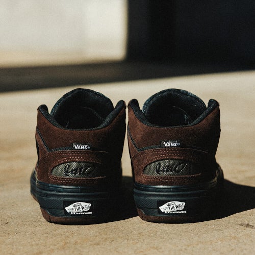 VANS SHOES バンズ シューズ スニーカー ハーフキャブ SKATE HALF CAB WAFFLECUP RIZZO BROWN/BLACK（US企画） スケートボード スケボー 9