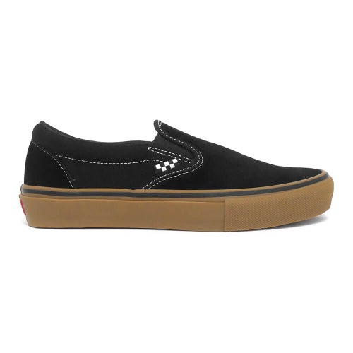 VANS SHOES バンズ シューズ スニーカー スリッポン SKATE SLIP ON BLACK/GUM/WHITE（US企画） スケートボード スケボー 4