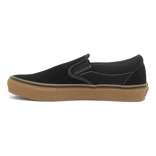 VANS SHOES バンズ シューズ スニーカー スリッポン SKATE SLIP ON BLACK/GUM/WHITE（US企画） スケートボード スケボー 5