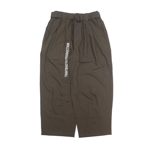 TIGHTBOOTH（TBPR） PANTS タイトブース パンツ ジーンズ TRO BAGGY SLACKS CHARCOAL スケートボード スケボー 