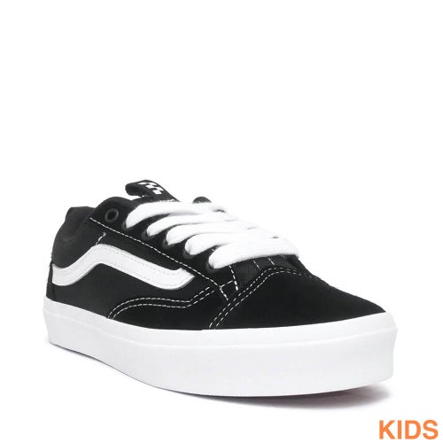 VANS SHOES バンズ シューズ スニーカー オールドスクール（子供用） KID'S OLD SKOOL 36 + BLACK/WHITE（US企画） スケートボード スケボー　1