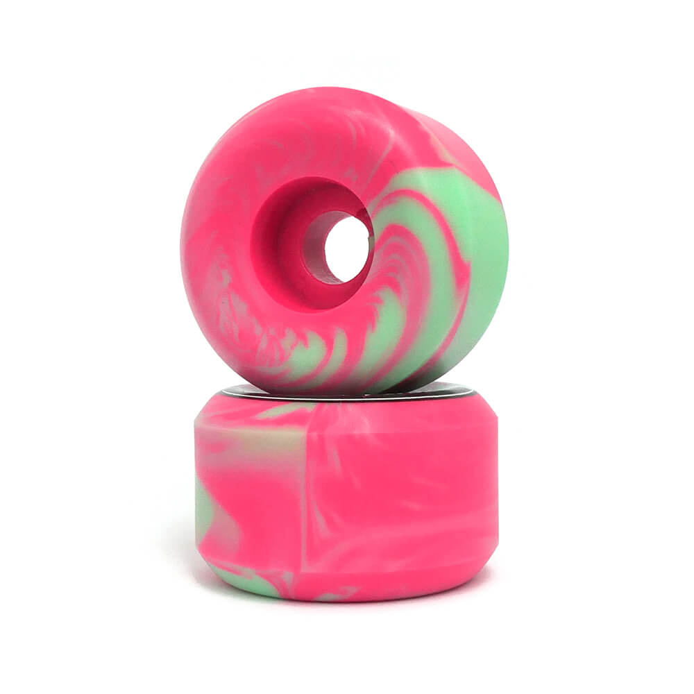 SPITFIRE WHEEL スピットファイヤー ウィール FORMULA FOUR（F4）99D CONICAL FULL PINK/TEAL SWIRL ピンク/ティール 53mm スケートボード スケボー 2