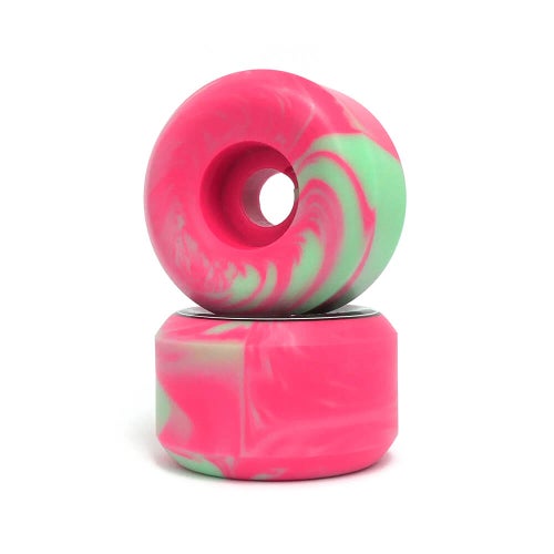 SPITFIRE WHEEL スピットファイヤー ウィール FORMULA FOUR（F4）99D CONICAL FULL PINK/TEAL SWIRL ピンク/ティール 53mm スケートボード スケボー 2