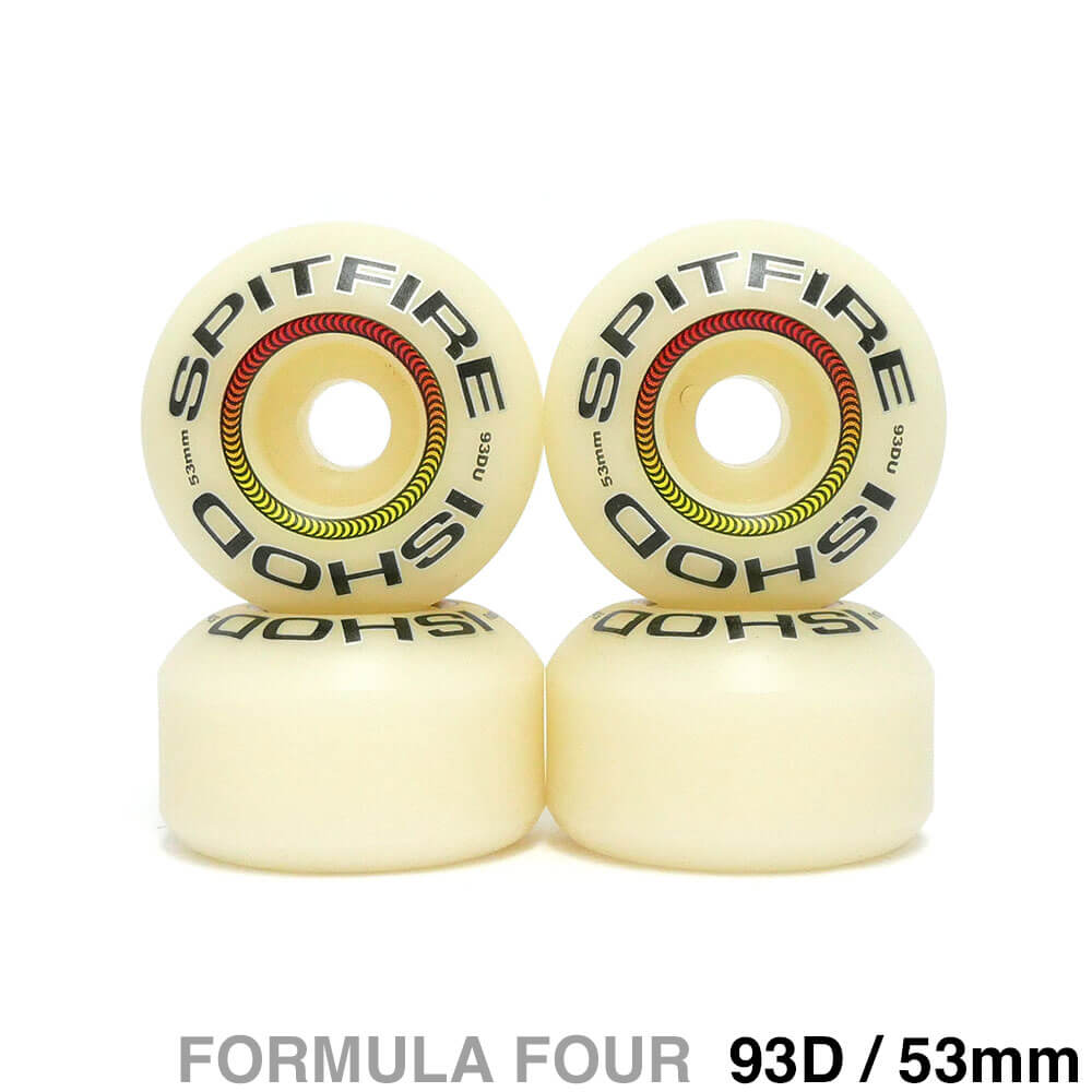 SPITFIRE F4 ウィール ZION 53mm ウィール SPITFIRE WHEEL スピットファイヤー ウィール FORMULA FOUR（F4）99D