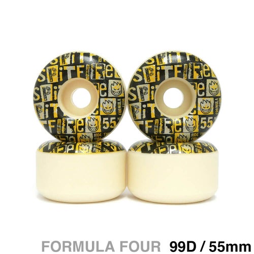 SPITFIRE WHEEL スピットファイヤー ウィール FORMULA FOUR（F4）99D RADIALS RANSOM 55mm スケートボード スケボー 1