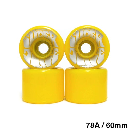 OJ WHEEL オージェー ソフトウィール（クルーザー）SUPER JUICE（78A）NEON 黄 60mm スケートボード スケボー 1