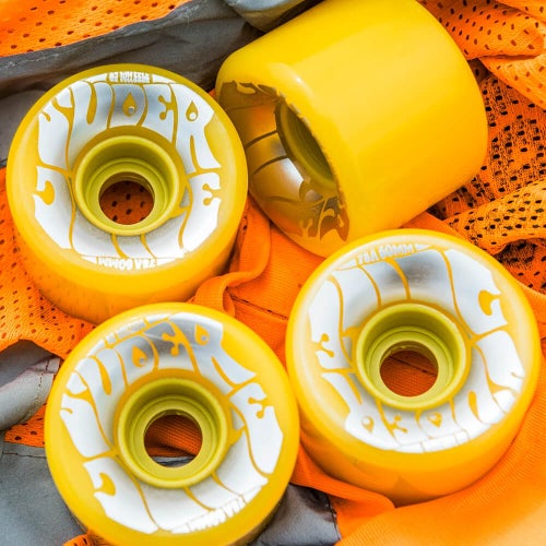 OJ WHEEL オージェー ソフトウィール（クルーザー）SUPER JUICE（78A）NEON 黄 60mm スケートボード スケボー 4