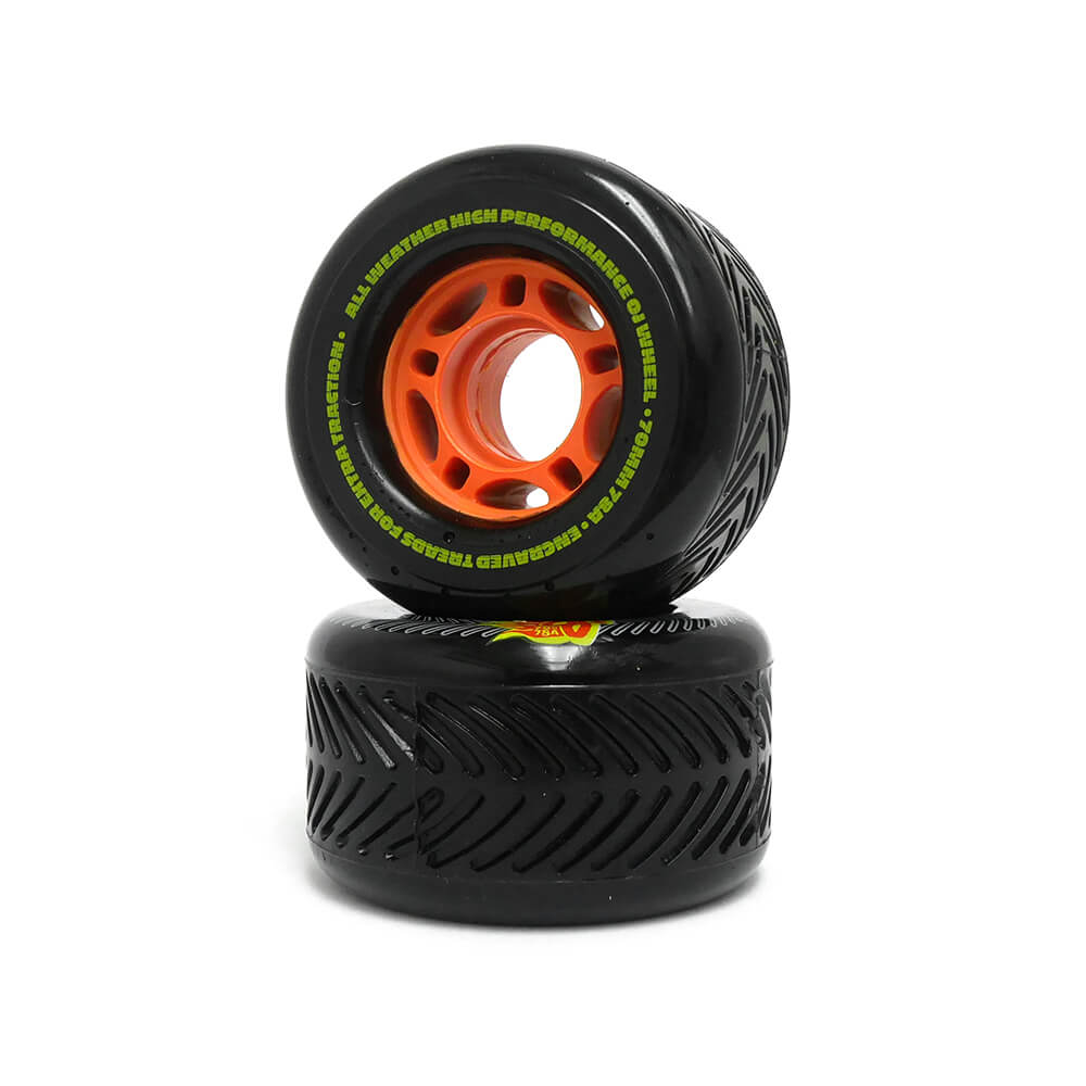 OJ WHEEL オージェー ソフトウィール（クルーザー） THUNDER JUICE（78A）DIRT TIRES 黒 70mm スケートボード スケボー 2
