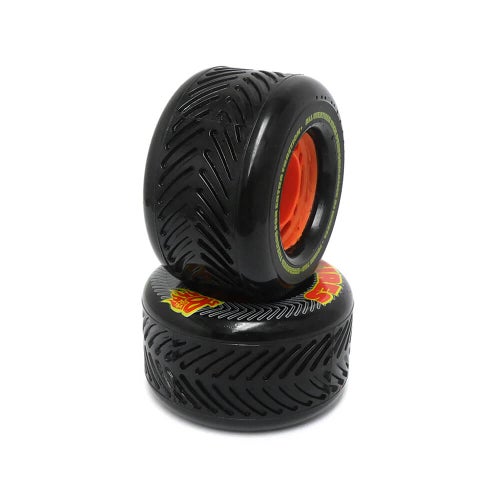 OJ WHEEL オージェー ソフトウィール（クルーザー） THUNDER JUICE（78A）DIRT TIRES 黒 70mm スケートボード スケボー 4