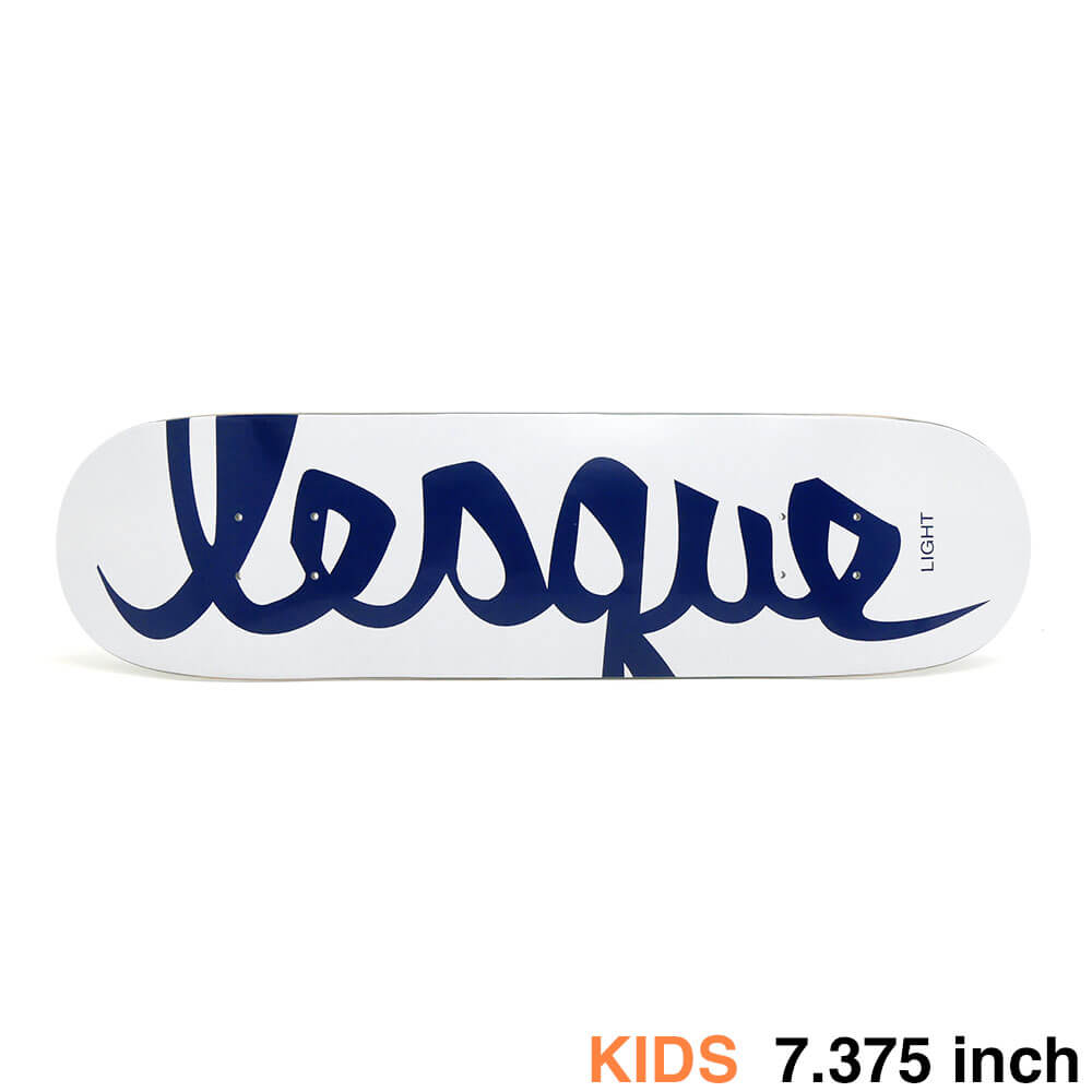 LESQUE DECK レスケ デッキ（子供用） TEAM LIGHT WHITE/NAVY 7.375 スケートボード スケボー 1
