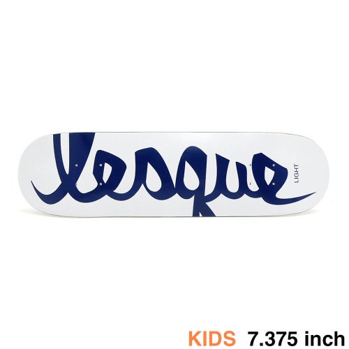 LESQUE DECK レスケ デッキ（子供用） TEAM LIGHT WHITE/NAVY 7.375 スケートボード スケボー 1