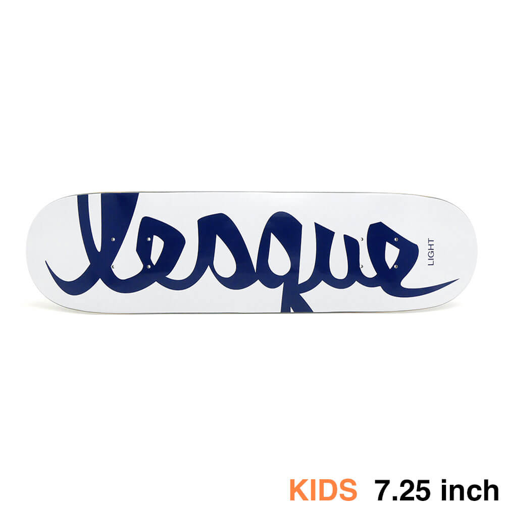 LESQUE DECK レスケ デッキ（子供用） TEAM LIGHT WHITE/NAVY 7.25 スケートボード スケボー 1
