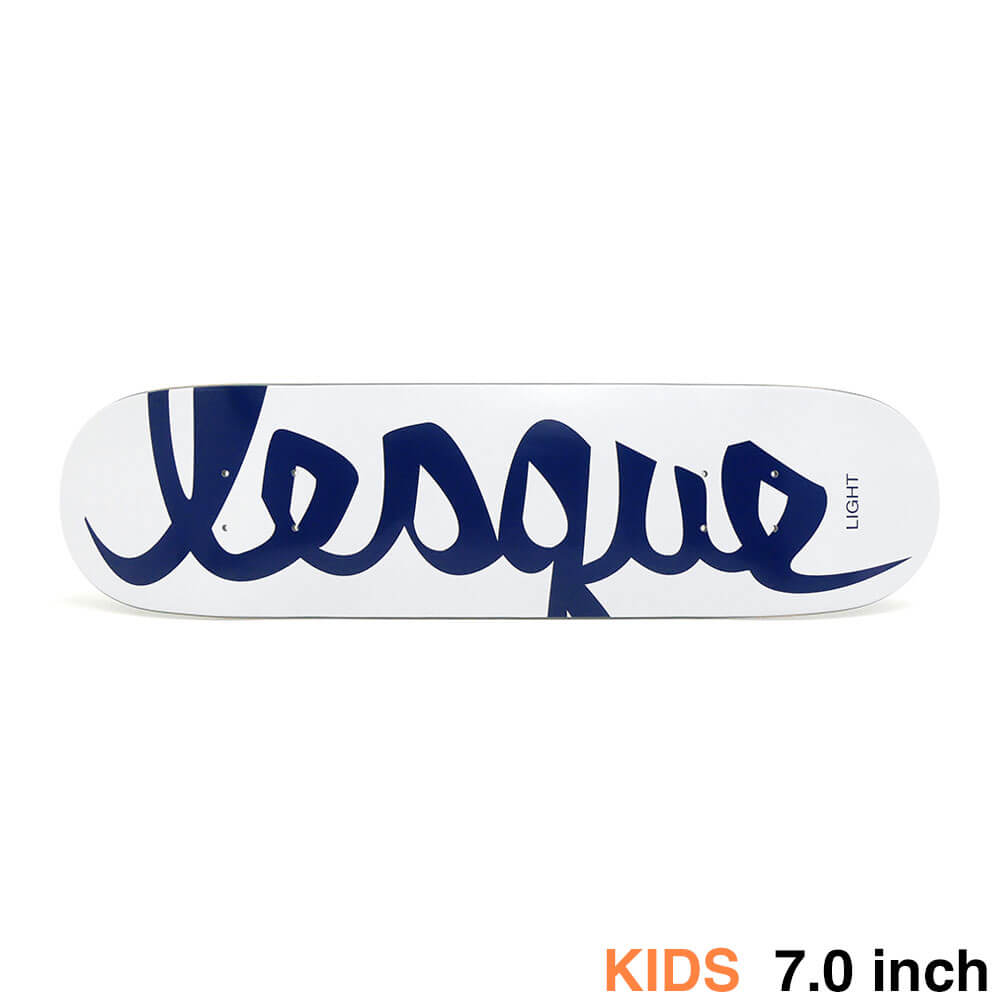 LESQUE DECK レスケ デッキ（子供用） TEAM LIGHT WHITE/NAVY 7.0 スケートボード スケボー　1