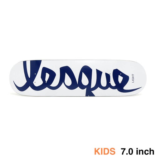 LESQUE DECK レスケ デッキ（子供用） TEAM LIGHT WHITE/NAVY 7.0 スケートボード スケボー　1