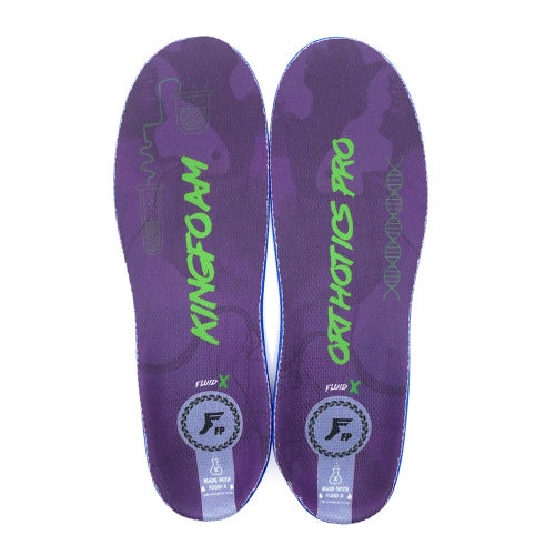 脅威の衝撃吸収 FOOTPRINT INSOLE フットプリント インソール ORTHOTICS PRO FLUID X 3 PURPLE CAMO/GREEN スケートボード スケボー 1