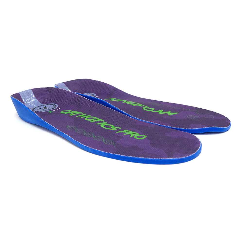 脅威の衝撃吸収 FOOTPRINT INSOLE フットプリント インソール ORTHOTICS PRO FLUID X 3 PURPLE CAMO/GREEN スケートボード スケボー 4