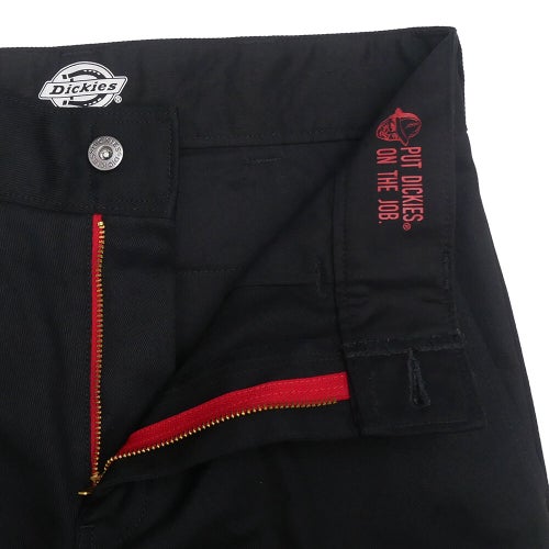 DICKIES SKATEBOARDING PANTS ディッキーズ スケートボーディング パンツ ジーンズ REGULAR FIT TWILL 30 LENGTH BLACK スケートボード スケボー 3