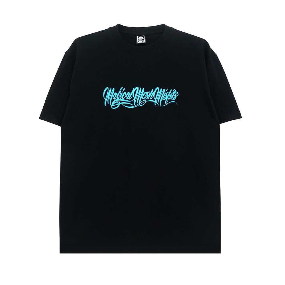 MAGICAL MOSH MISFITS T-SHIRT マジカルモッシュミスフィッツ Tシャツ MxMxM PINST DOKURO BLACK/BLUE スケートボード スケボー 1