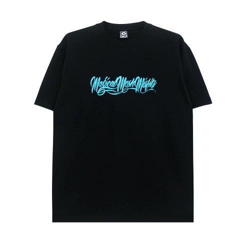 MAGICAL MOSH MISFITS T-SHIRT マジカルモッシュミスフィッツ Tシャツ MxMxM PINST DOKURO BLACK/BLUE スケートボード スケボー 1