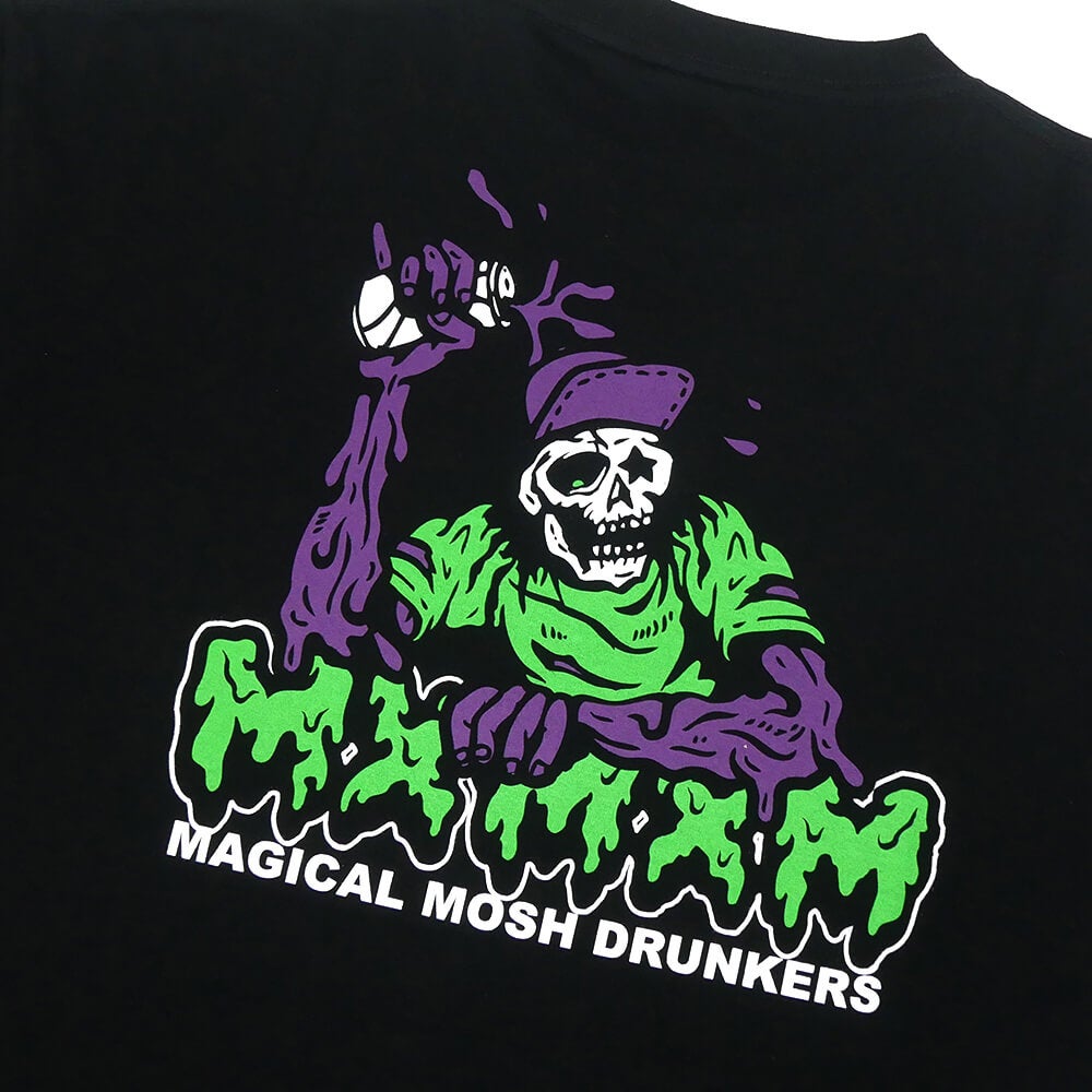  MAGICAL MOSH MISFITS T-SHIRT マジカルモッシュミスフィッツ Tシャツ MAGICAL MOSH DRUNKERS BLACK/DOKU スケートボード スケボー 3