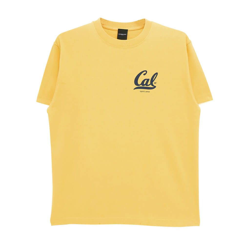 CALIFORNIA STREET T-SHIRT カリフォルニアストリート Tシャツ CAL YELLOW スケートボード スケボー