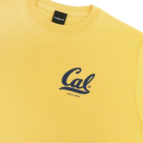 CALIFORNIA STREET T-SHIRT カリフォルニアストリート Tシャツ CAL YELLOW スケートボード スケボー 01