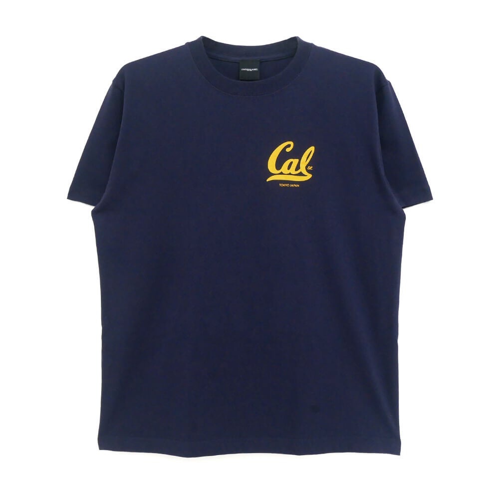 CALIFORNIA STREET T-SHIRT カリフォルニアストリート Tシャツ CAL NAVY スケートボード スケボー