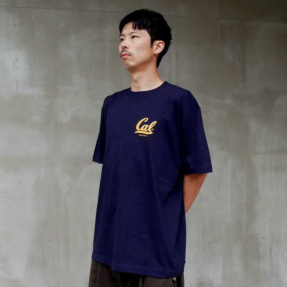 CALIFORNIA STREET T-SHIRT カリフォルニアストリート Tシャツ CAL NAVY スケートボード スケボー 02