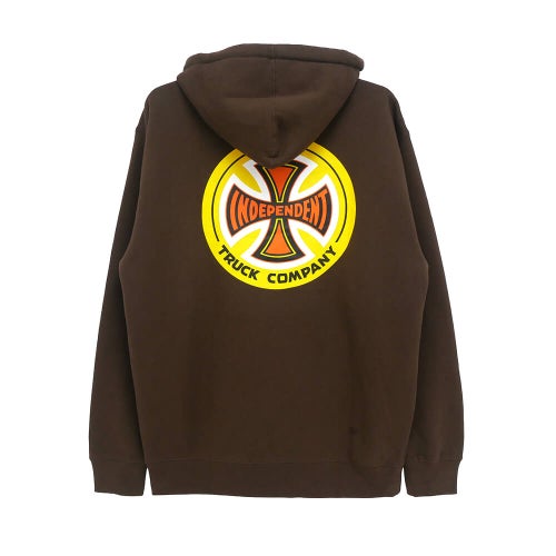  INDEPENDENT HOOD インディペンデント パーカー TRUCK CO LEGACY BROWN スケートボード スケボー 
