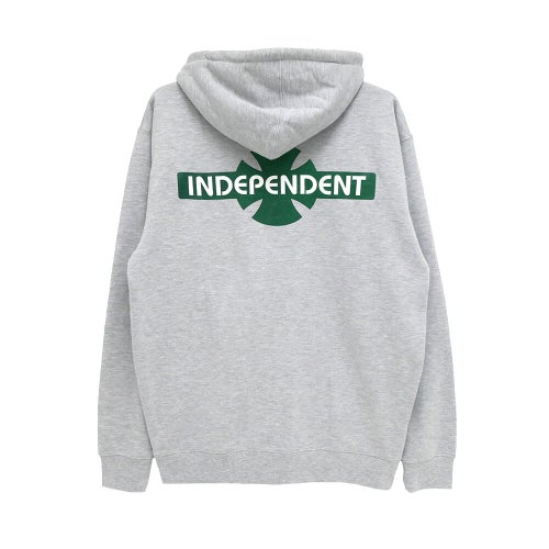  INDEPENDENT HOOD インディペンデント パーカー OGBC LEGACY ZIP GREY スケートボード スケボー 