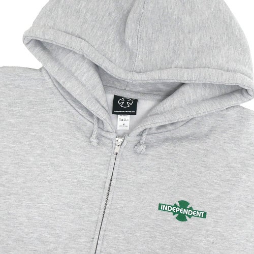  INDEPENDENT HOOD インディペンデント パーカー OGBC LEGACY ZIP GREY スケートボード スケボー 2