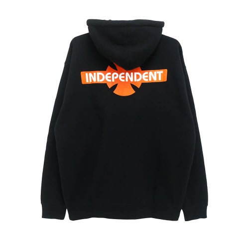 INDEPENDENT HOOD インディペンデント パーカー OGBC LEGACY ZIP BLACK スケートボード スケボー 