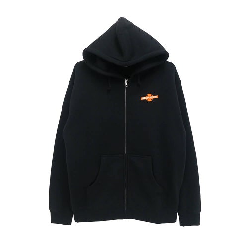 INDEPENDENT HOOD インディペンデント パーカー OGBC LEGACY ZIP BLACK スケートボード スケボー 1